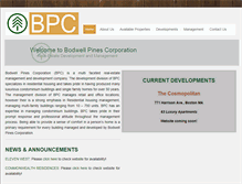 Tablet Screenshot of bodwellpines.com